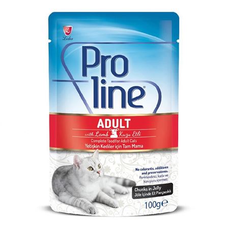 Proline Pouch Kuzu Etli Yetişkin Kedi Konservesi 100gr