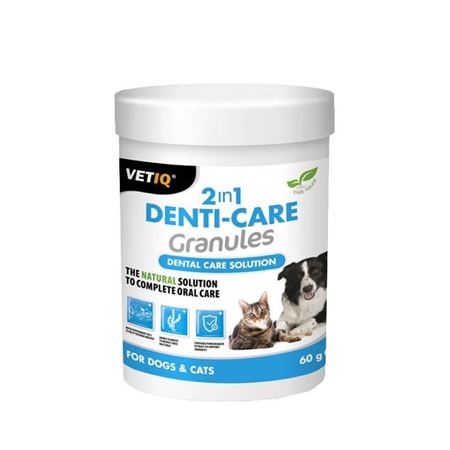 VETIQ 2in1 Denti Care Granules Kedi Ve Köpek Tartar Ve Plak Önleyici Diş Temizleme Tozu 60gr