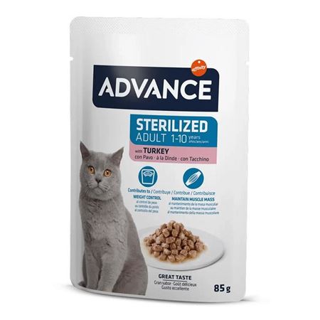 Advance Hindili Kısırlaştırılmış Yetişkin Kedi Konservesi 85gr