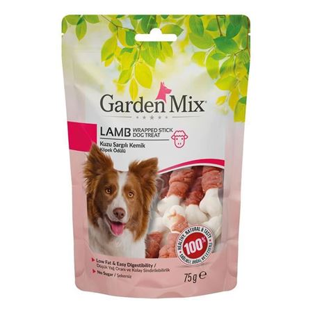 GardenMix Kuzu Eti Sargılı Kemik Köpek Ödül Maması 75gr