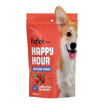 Reflex Plus Happy Hour Kemik Destekleyici Köpek Ödül Maması 60gr