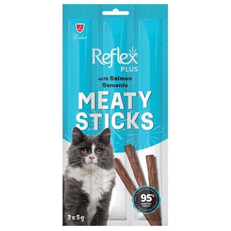 Reflex Plus Somonlu Tahılsız Kedi Ödül Çubuğu 3x5gr