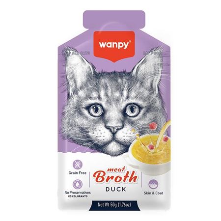 Wanpy Ördekli Tahılsız Kedi Çorbası 50gr