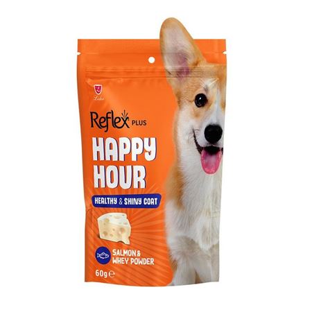 Reflex Plus Happy Hour Tüy Destekleyici Köpek Ödül Maması 60gr