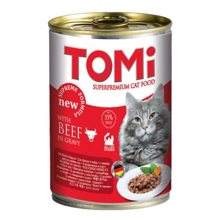 Tomi Sığır Etli Yetişkin Kedi Konservesi 400gr