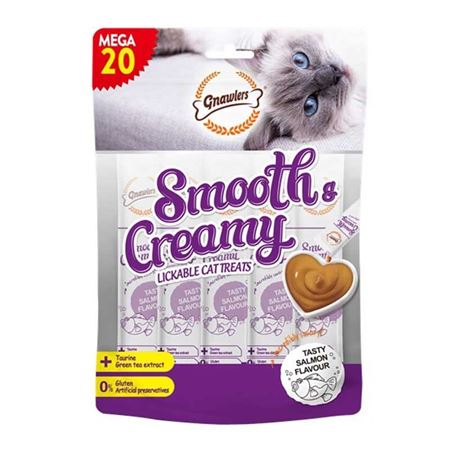 Gnawlers Somonlu Krema Kedi Ödül Maması 20x15gr