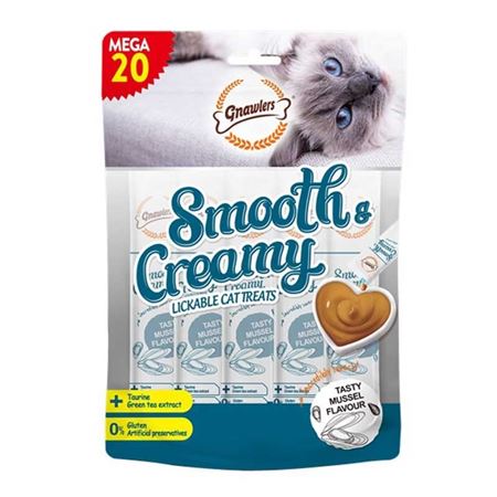 Gnawlers Ton Balığı ve Midyeli Krema Kedi Ödül Maması 20x15gr