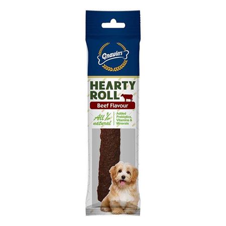 Gnawlers Hearty Roll Doğal Kolajen Biftekli Köpek Ödül Kemiği 11.5cm 40gr