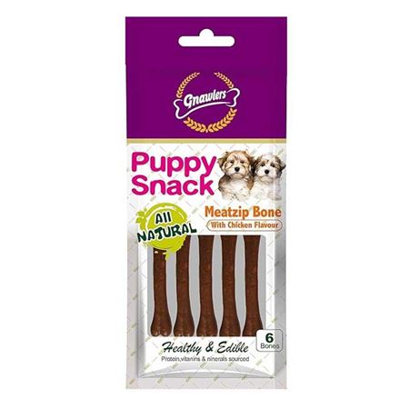 Gnawlers Puppy Tavuk Aromalı Yavru Köpek Ödül Maması 40gr [6'LI]