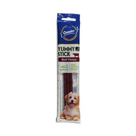 Gnawlers Yummy Stick Tavuklu Köpek Ödül Maması 20gr 7.5cm [3'lü]